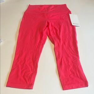 lululemon women’s Align HR Crop 21” Pink Cropped Leggings